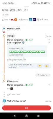 Moscow transport android App screenshot 5